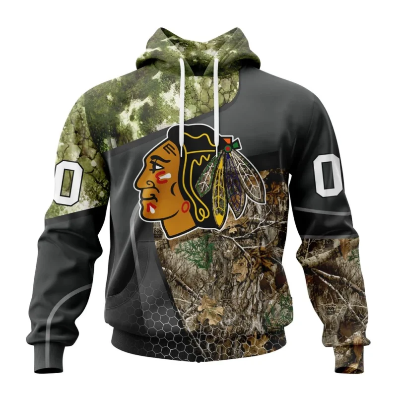 NHL Chicago Blackhawks Special Hunting Camo Design,QTNHL080524A1322