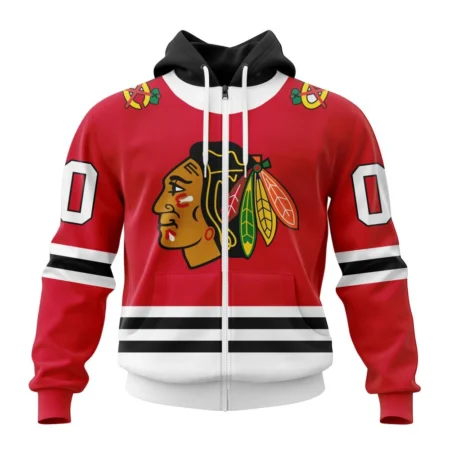 NHL Personalized Name And Number, Chicago Blackhawks Personalized  Home Kits,QTNHL Personalized Name And Number,080524B1561