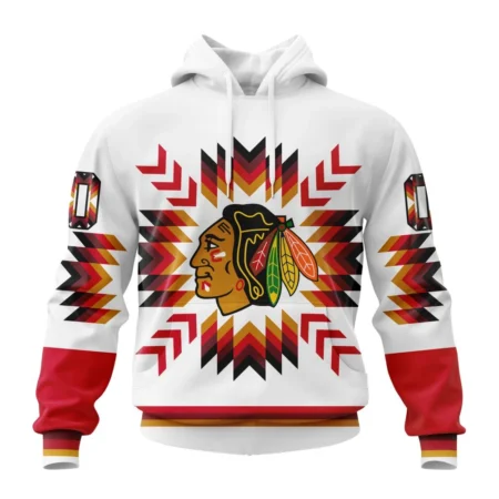 NHL Chicago Blackhawks Special Design With Native Pattern,QTNHL080524A1590