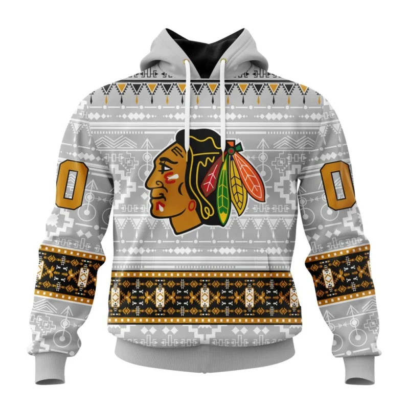 NHL Chicago Blackhawks Special Native Design,QTNHL080524A2067