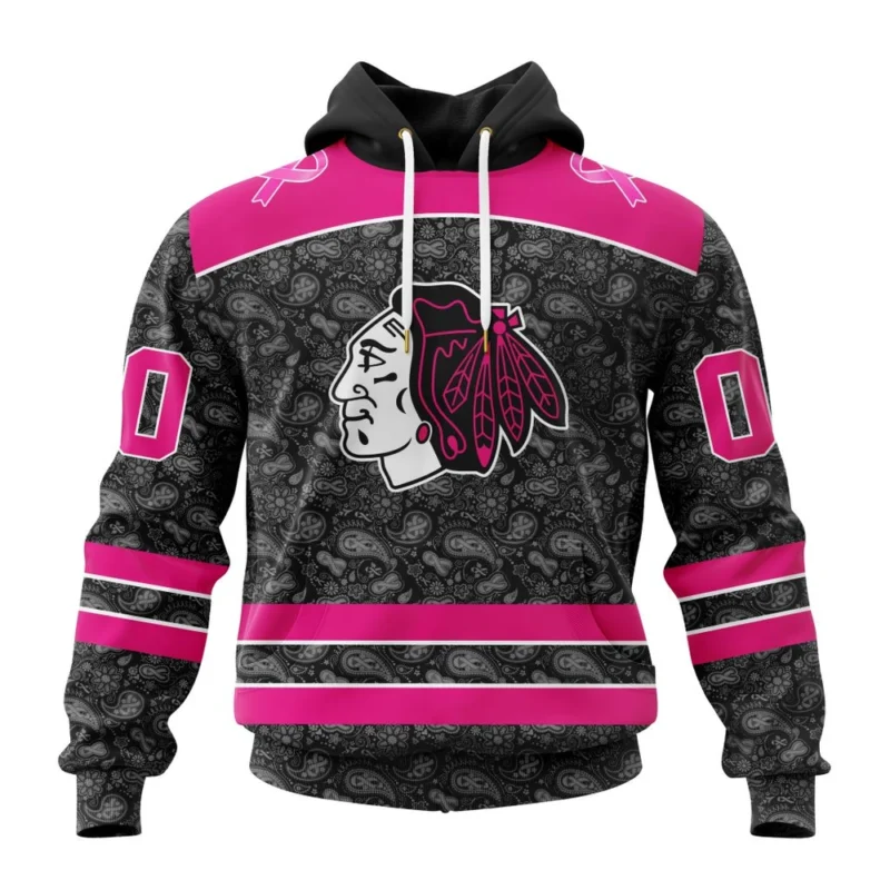 NHL Chicago Blackhawks Special Pink In The Rink Fight Breast Cancer,QTNHL080524A252