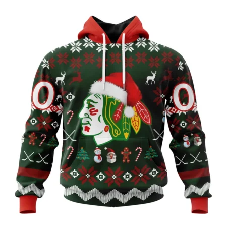 NHL Chicago Blackhawks, Specialized Unisex Christmas Is Coming,QTNHL080524A325