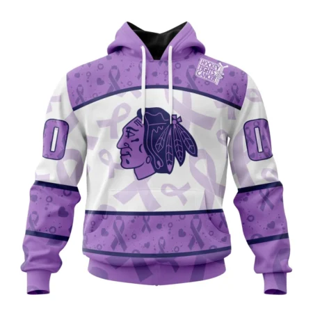 NHL Chicago Blackhawks Special Lavender Fight Cancer,QTNHL080524A343