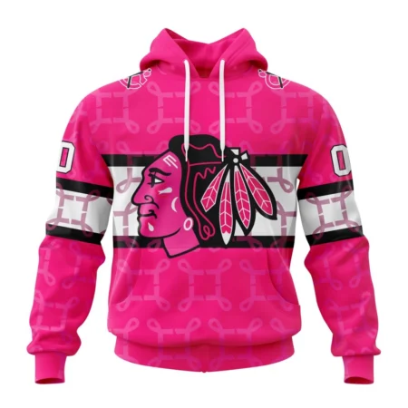 NHL Chicago Blackhawks, Specialized Design I Pink I Can, In October We Wear Pink Breast Cancer,QTNHL080524A3627