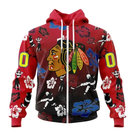 NHL Chicago Blackhawks X Hawaii Specialized Design For Hawaiia ,QTNHL 080524B3803