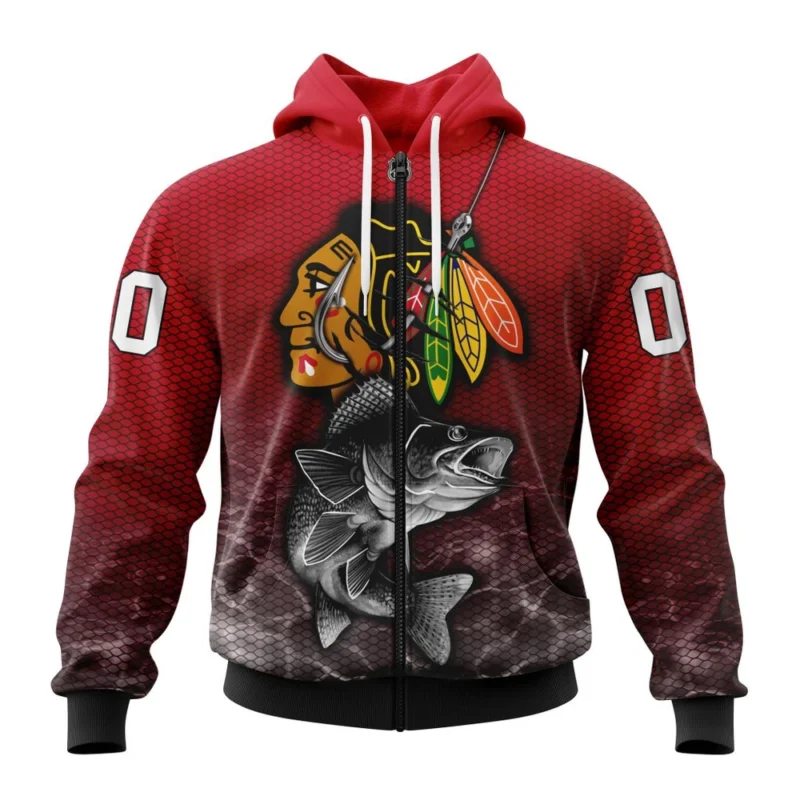 NHL Chicago Blackhawks, Specialized Fishing Style,QTNHL 080524B4001