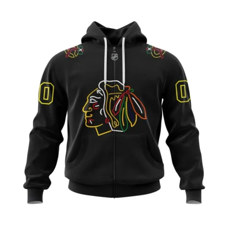 Chicago Blackhawks, Foundation Night Jersey ,QTNHL Personalized Name And Number,080524B403