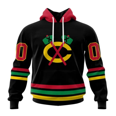 NHL Chicago Blackhawks Special Blackout Design,QTNHL080524A609