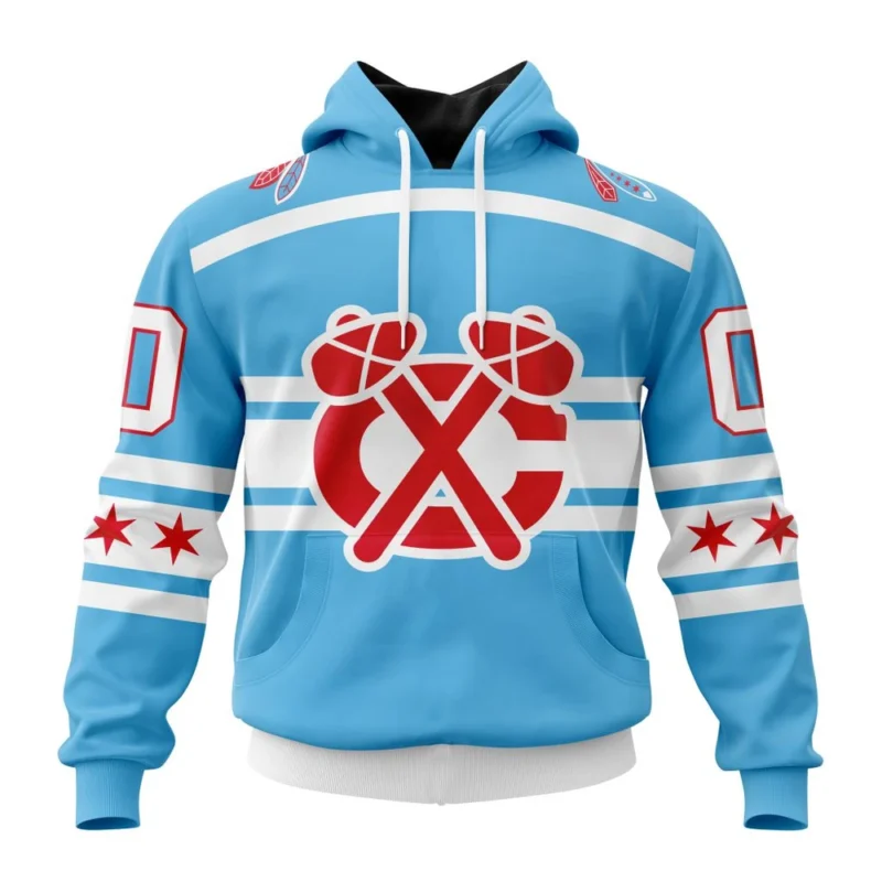 NHL Chicago Blackhawks Special City Connect Design,QTNHL080524A877