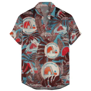 Colorado Avalanche  Vintage Style National Hockey League Hawaiian Shirt All Over Prints QTHW2310724A3