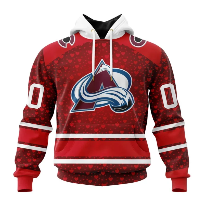 NHL Colorado Avalanche Special Gift For Valentines Day,QTNHL080524A1006