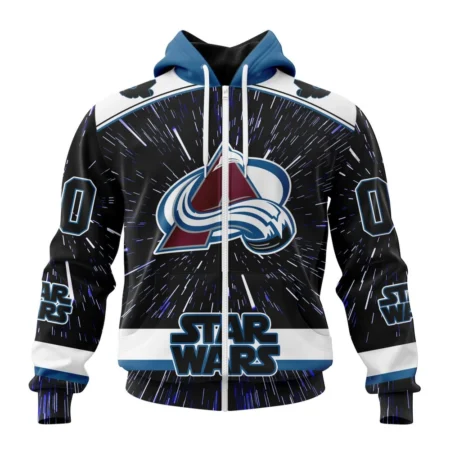 NHL Personalized Name And Number, Colorado Avalanche Special Star Wars Design,QTNHL Personalized Name And Number,080524B1132