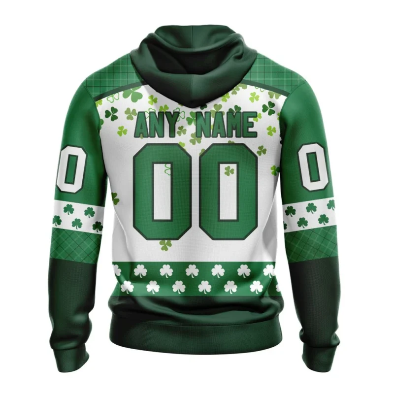 NHL Personalized Name And Number, Colorado Avalanche Special Design For St. Patrick Day,QTNHL Personalized Name And Number,080524B1257