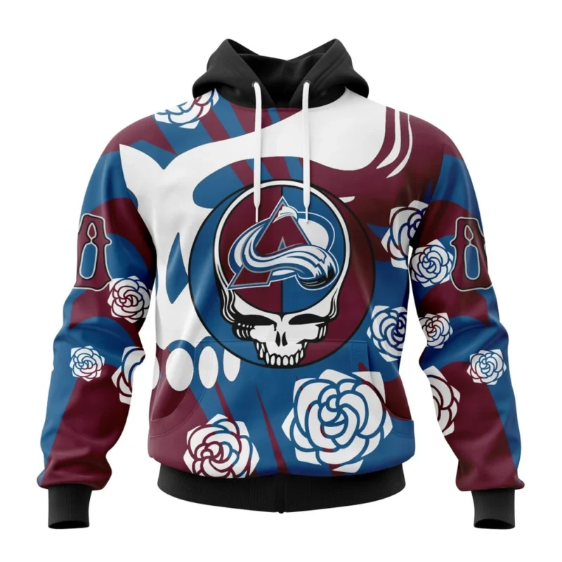 NHL Colorado Avalanche Special Grateful Dead Design,QTNHL080524A1288