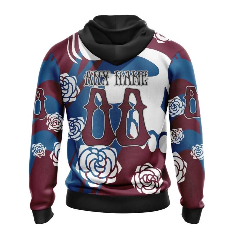 NHL Colorado Avalanche Special Grateful Dead Design,QTNHL080524A1288