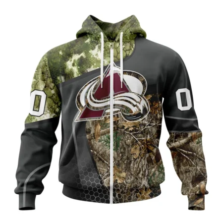 NHL Personalized Name And Number, Colorado Avalanche Special Hunting Camo Design,QTNHL Personalized Name And Number,080524B1323