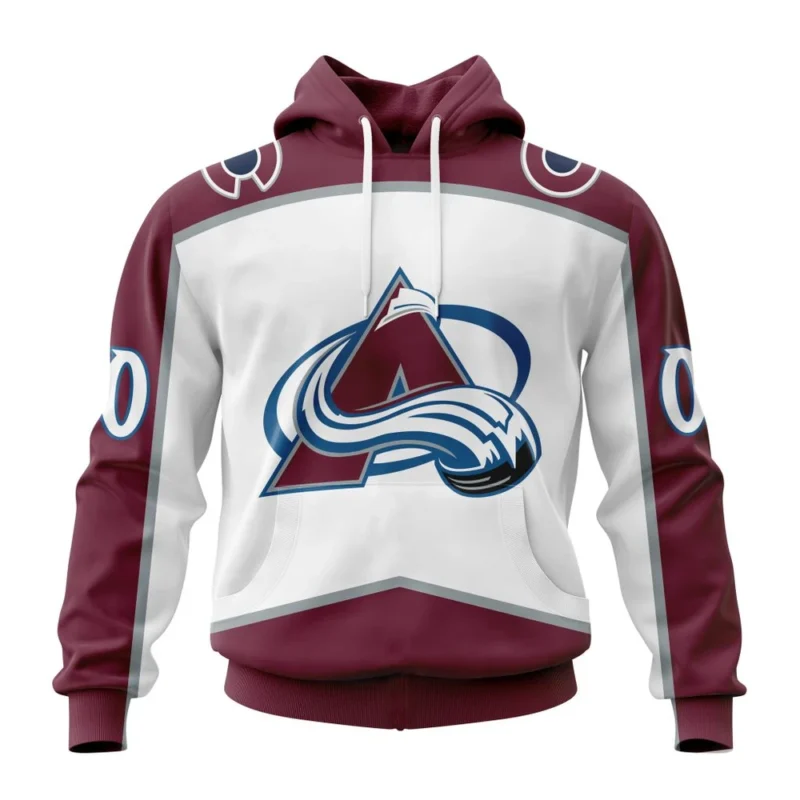 NHL Colorado Avalanche Personalized  Away Kits,QTNHL080524A1562