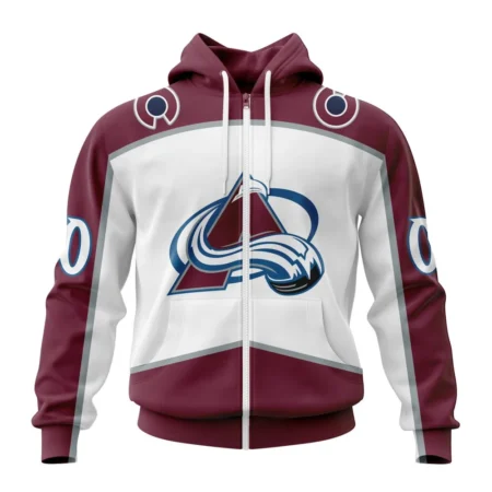 NHL Personalized Name And Number, Colorado Avalanche Personalized  Away Kits,QTNHL Personalized Name And Number,080524B1562