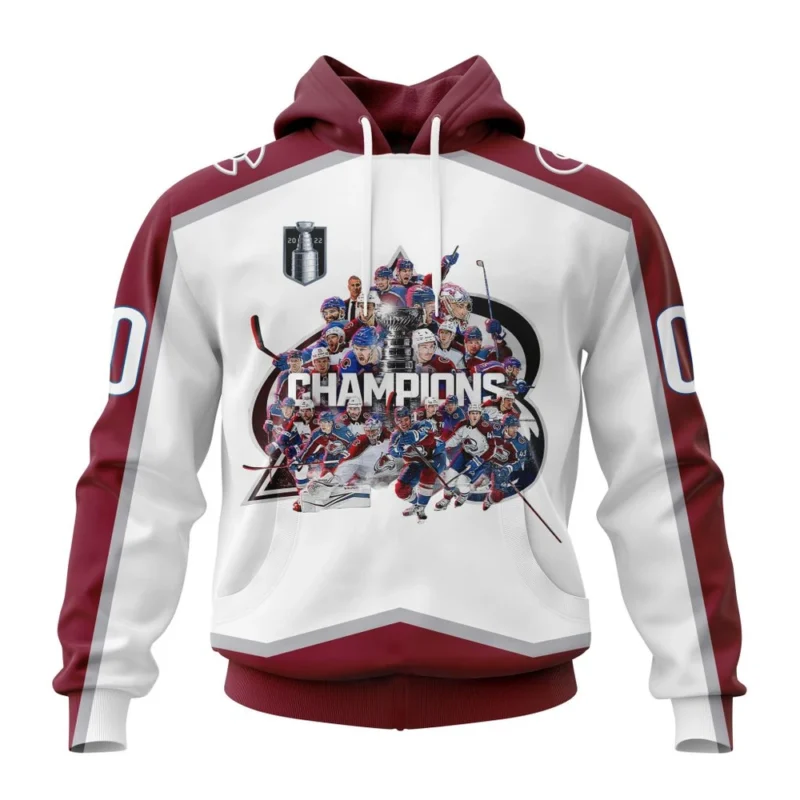 Colorado Avalanche  Stanley Cup Champions Away,QTNHL080524A159