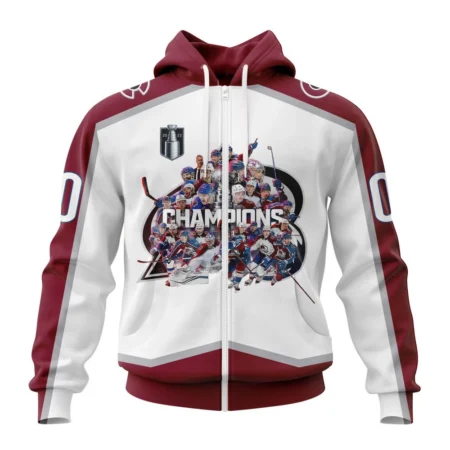 Colorado Avalanche  Stanley Cup Champions Away,QTNHL Personalized Name And Number,080524B159