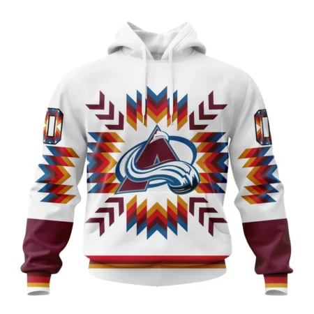 NHL Colorado Avalanche Special Design With Native Pattern,QTNHL080524A1591