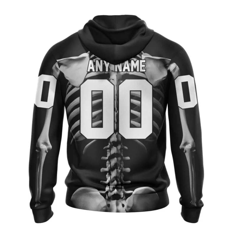 NHL Personalized Name And Number, Colorado Avalanche Special Skeleton Costume For Halloween,QTNHL Personalized Name And Number,080524B2038