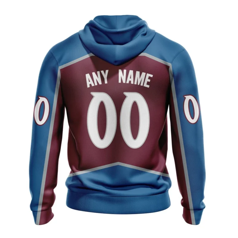 NHL Personalized Name And Number, Colorado Avalanche Personalized  Home Kits,QTNHL Personalized Name And Number,080524B212