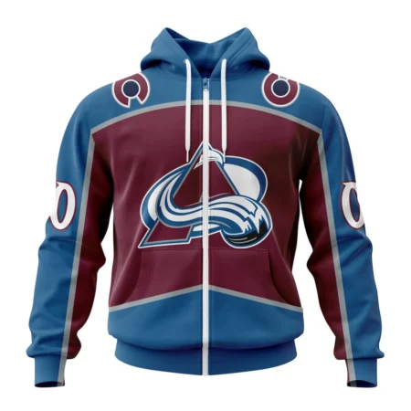 NHL Personalized Name And Number, Colorado Avalanche Personalized  Home Kits,QTNHL Personalized Name And Number,080524B212