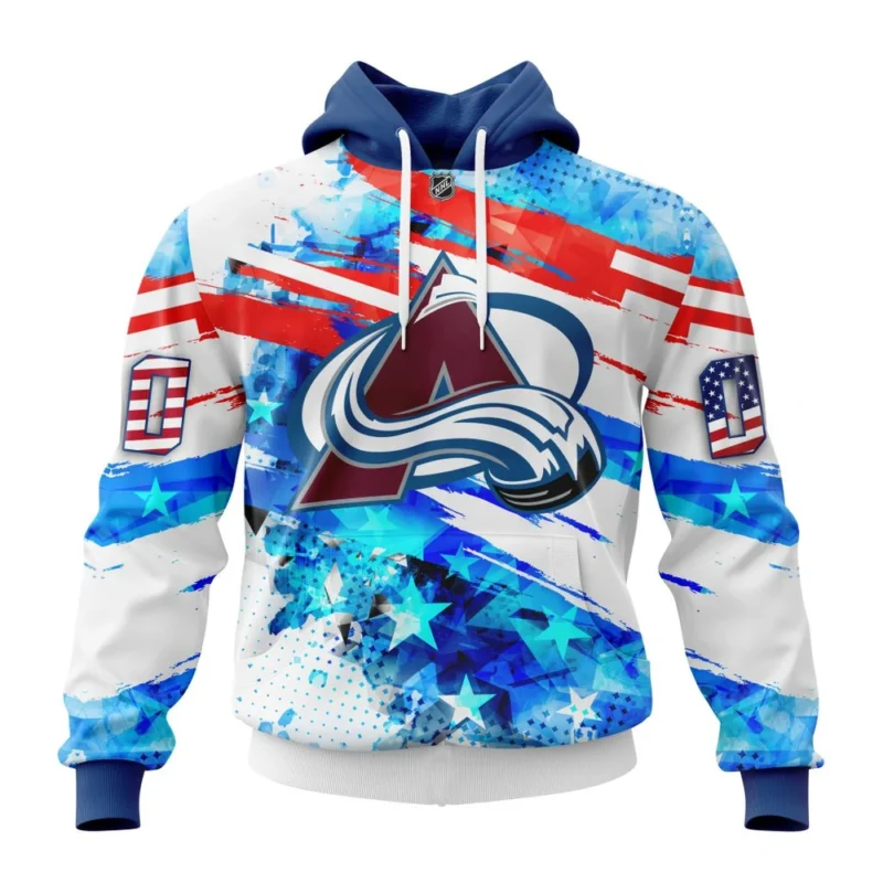 Colorado Avalanche, Special Concept For Independence Day,QTNHL080524A2155