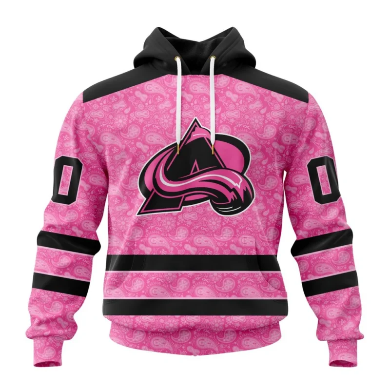 NHL Colorado Avalanche Special Pink Fight Breast Cancer,QTNHL080524A219