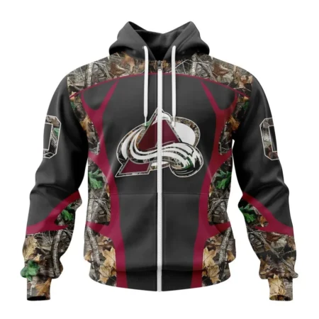 NHL Personalized Name And Number, Colorado Avalanche Special Camo Hunting Design ,QTNHL Personalized Name And Number,080524B2220