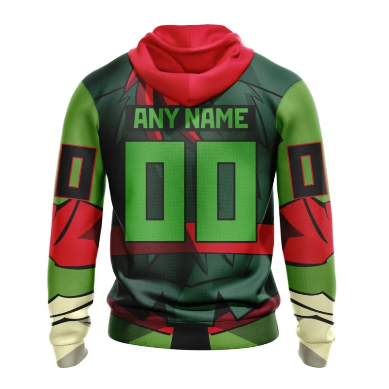 NHL Personalized Name And Number, Colorado Avalanche Special Teenage Mutant Ninja Turtles Design,QTNHL Personalized Name And Number,080524B2281