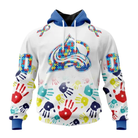 NHL Colorado Avalanche Special Autism Awareness Design,QTNHL080524A2546