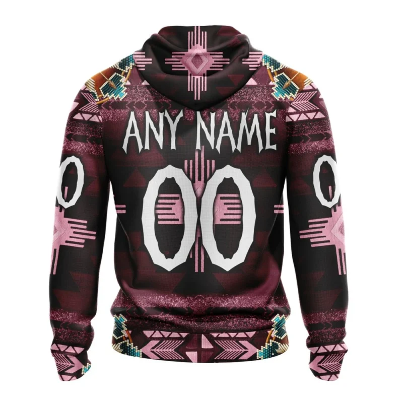 NHL Personalized Name And Number, Colorado Avalanche Special Native Costume Design,QTNHL Personalized Name And Number,080524B2692