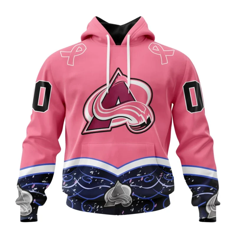 NHL Colorado Avalanche, Specialized Unisex For Hockey Fights Cancer,QTNHL080524A2836