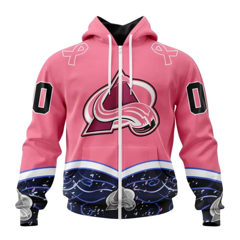 NHL Colorado Avalanche, Specialized Unisex For Hockey Fights Cancer,QTNHL 080524B2836