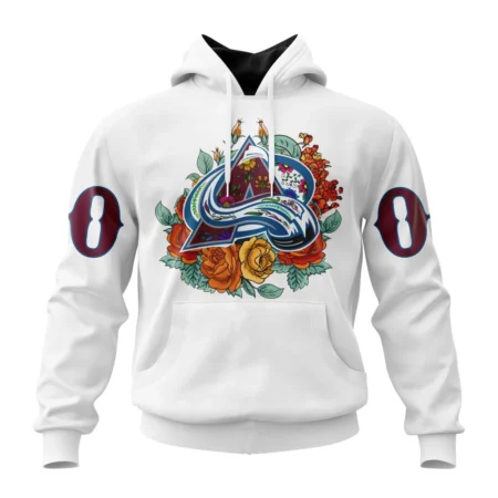 NHL Colorado Avalanche, Specialized Unisex Kits Dia De Muertos,QTNHL080524A2869