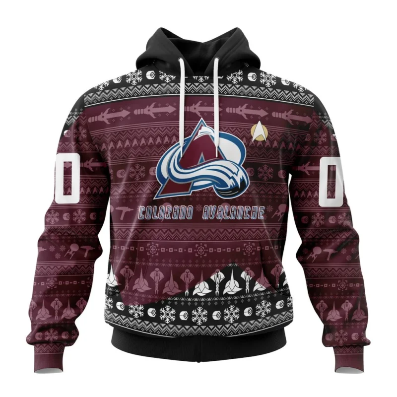 NHL Colorado Avalanche Special Star Trek Design,QTNHL080524A3024