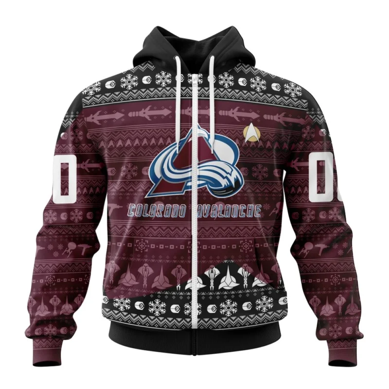 NHL Colorado Avalanche Special Star Trek Design,QTNHL 080524B3024