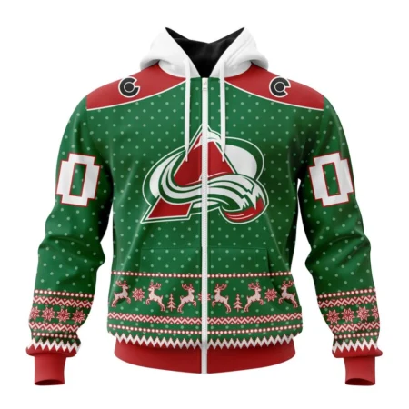 NHL Colorado Avalanche Special Christmas Apparel,QTNHL 080524B3053