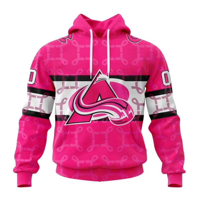 NHL Colorado Avalanche, Specialized Design I Pink I Can, In October We Wear Pink Breast Cancer,QTNHL080524A3629