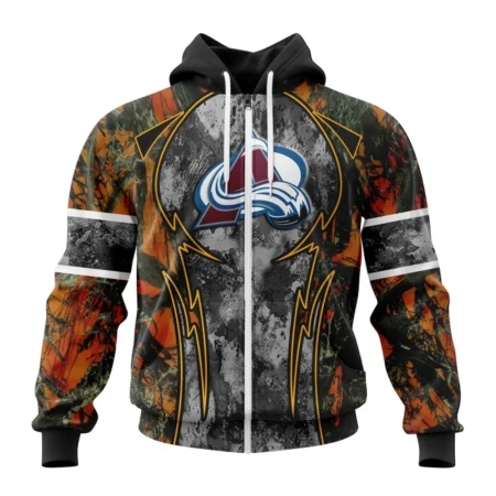 NHL Colorado Avalanche, Specialized Design Wih Camo Concepts For Hungting In Forest,QTNHL 080524B3660