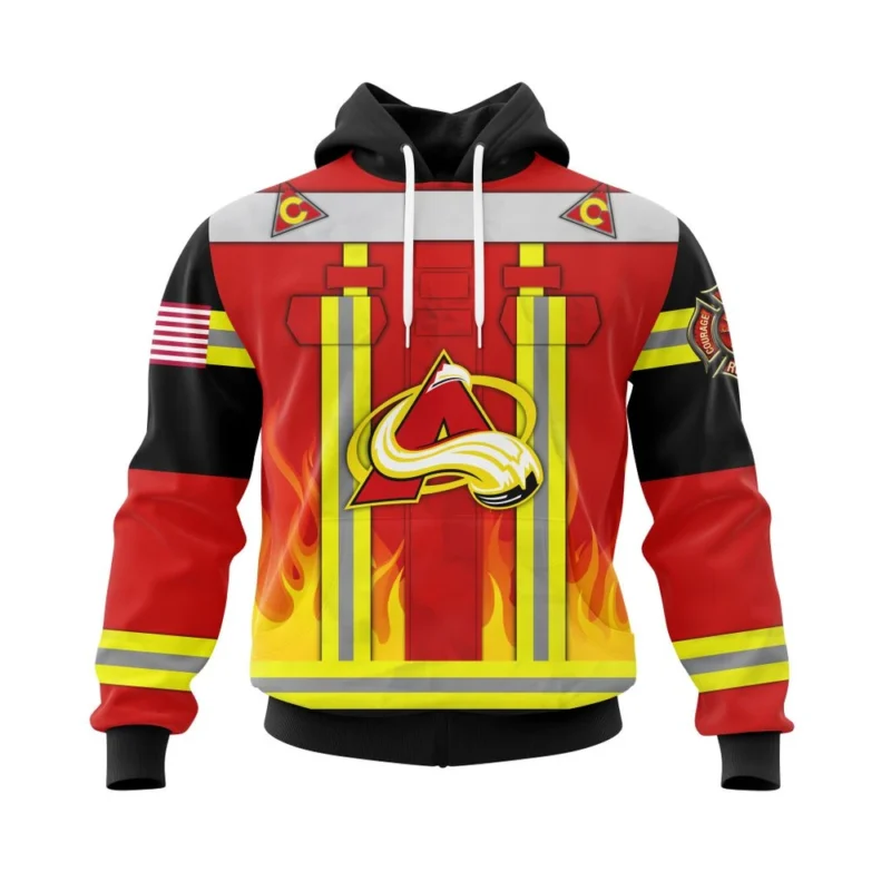 Colorado Avalanche Honnor Firefighter Uniform ,QTNHL080524A3765