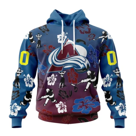 NHL Colorado Avalanche X Hawaii Specialized Design For Hawaiia ,QTNHL080524A3804