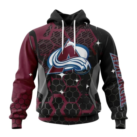 NHL Colorado Avalanche, Specialized Design With Motocross Syle ,QTNHL080524A381