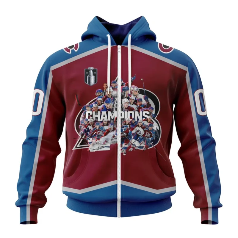 Colorado Avalanche  Stanley Cup Champions Home,QTNHL Personalized Name And Number,080524B399