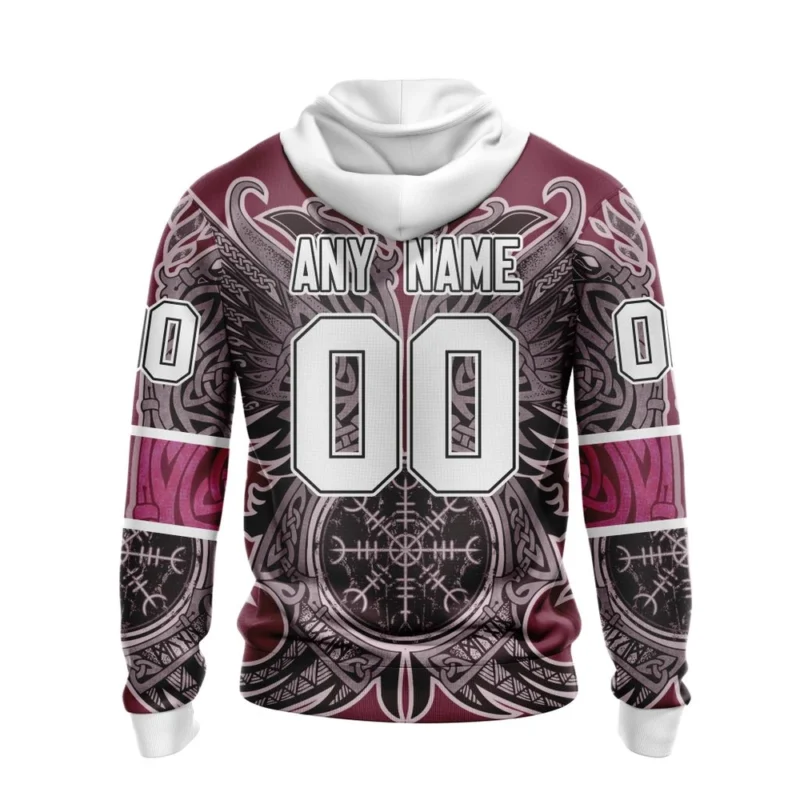 Colorado Avalanche, Specialized Norse Viking Symbols,QTNHL Personalized Name And Number,080524B404