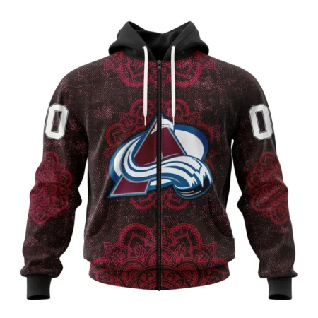 NHL Colorado Avalanche, Specialized Mandala Style,QTNHL 080524B4061