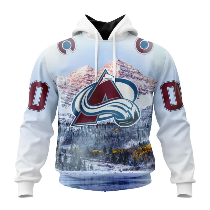 NHL Colorado Avalanche Special Design With Rocky Mountain,QTNHL080524A4090