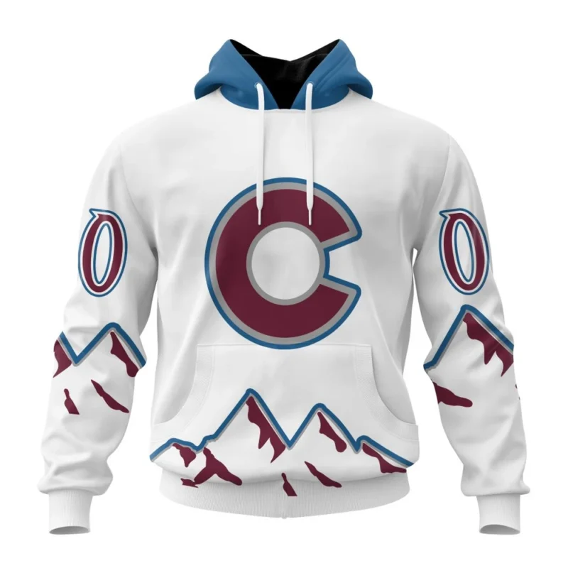 NHL Colorado Avalanche Special Whiteout Design,QTNHL080524A578